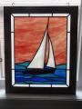 Stained glass - sailboat