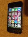 Iphone 4 16gb unlocked crack back w/otterbox commuter