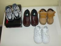 4 (NEW) Pairs of Toddler Shoes Sizes 3, 5, 5W