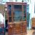 ANNIE SLOAN CHALK PAINTED ANTIQUE FLAT TO WALL CUPBOARD