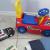 5 Items Lot - Ride on/Puzzles/Sports Comforter/Police car Smoke