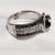 One of a kind 5.48ct black dimond wedding set