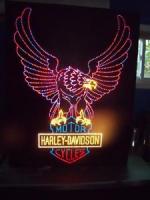 Harley Davidson Fiber optic Sign