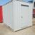 10 foot modified shipping container with man door and window