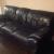 Leather sofa &amp; Ashely coffee table