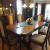 Oak Dining Table, 6 Chairs, China Cabinet/Hutch and Server