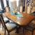 Oak Dining Table, 6 Chairs, China Cabinet/Hutch and Server