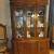 Oak Dining Table, 6 Chairs, China Cabinet/Hutch and Server