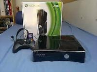 xbox360-Slim one 250GB comes with controller &amp; cables &amp; box