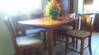 Pub style dining table