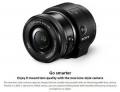 Sony QX1 Interchangeable Lens Smartphone Attachable Camera