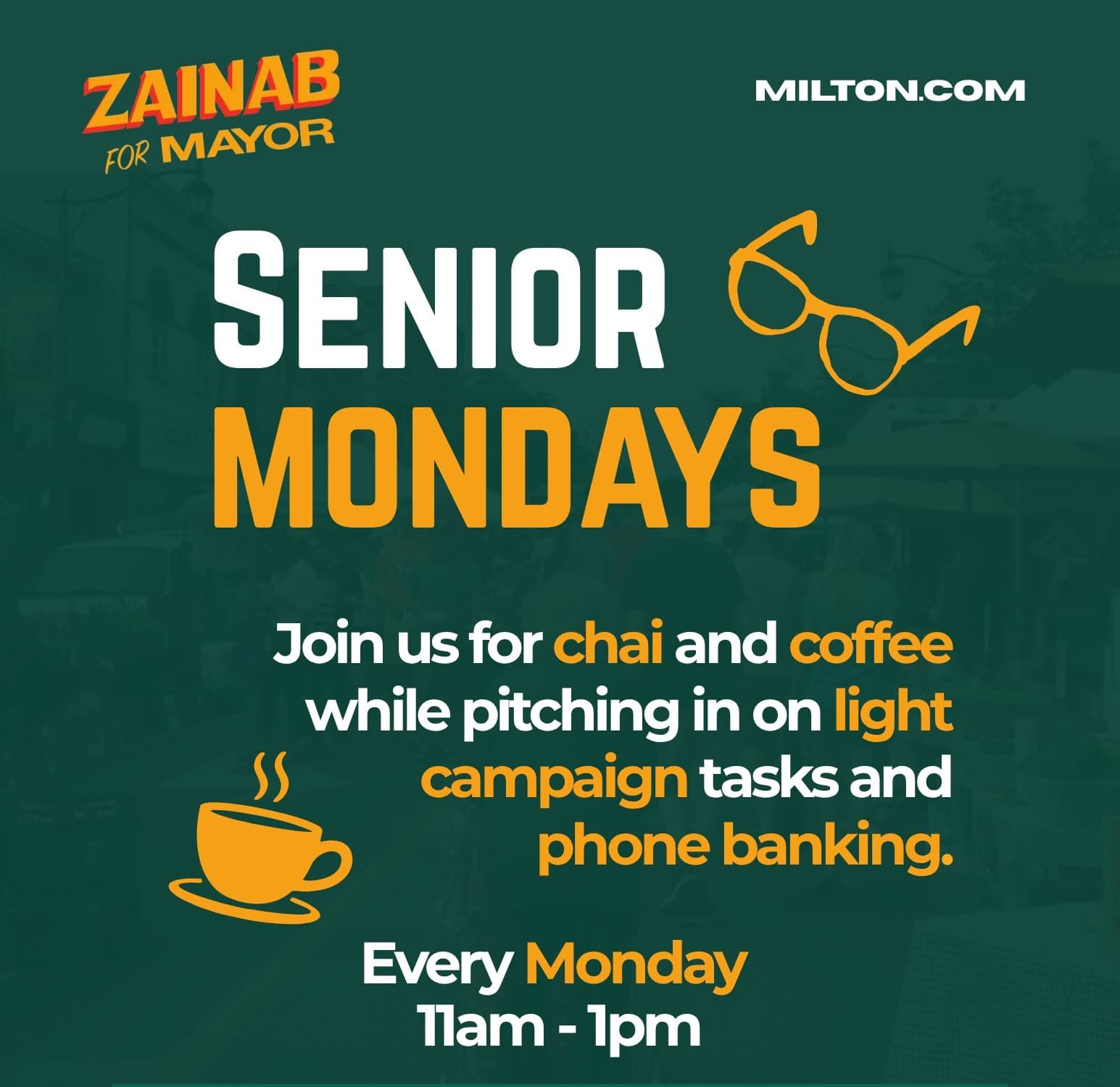 Senior Mondays poster
